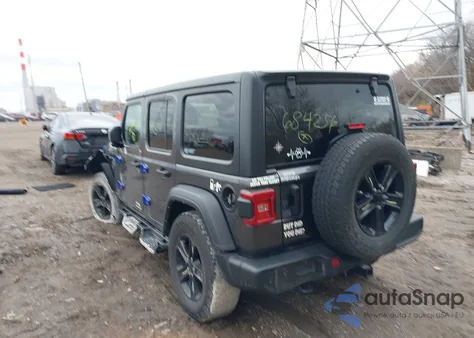 2021 Jeep Wrangler Unlimited Sport Altitude 4X4 from USA, damaged, VIN 1C4HJXDN9MW684256